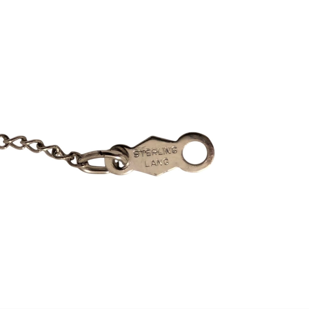 VINTAGE Love Token Coin Necklace 1876 Seated Liberty Sterling Silver Pendent - Picture 7 of 10